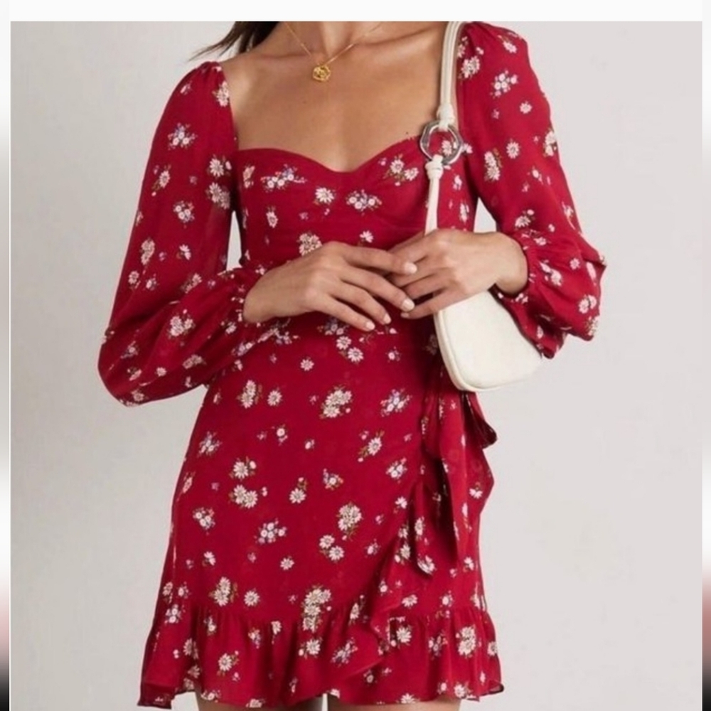 Reformation Cammie Cassi Floral Dress